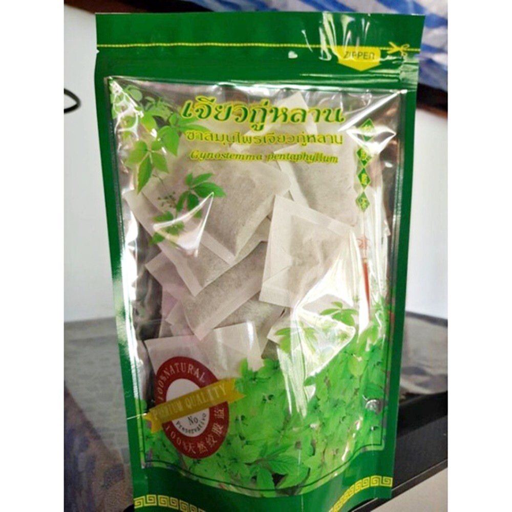 Jiaogulan Herbal Tea 30 Sachets Gynostemma Pentaphyllum Thai Natural