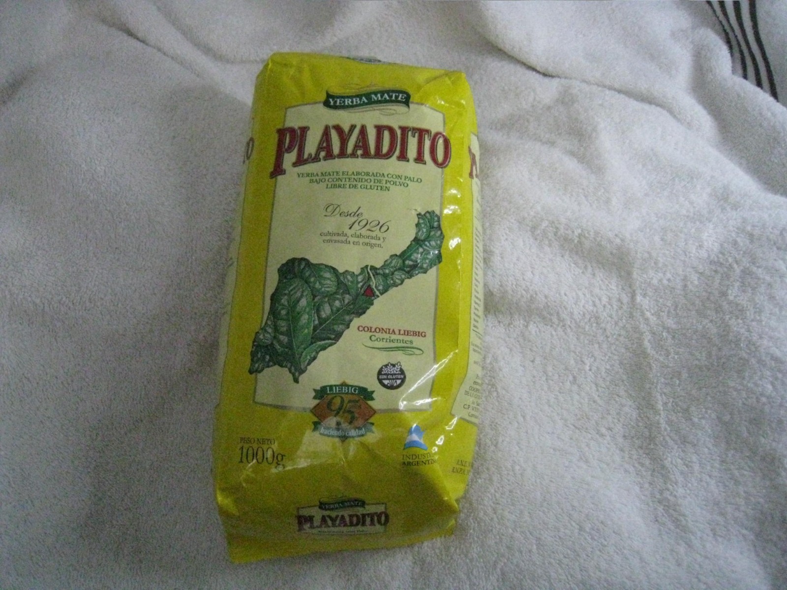 PLAYADITO Yerba Mate 1000g bag Argentina with stem 04/2027 herbal leaf CLOSEOUT$
