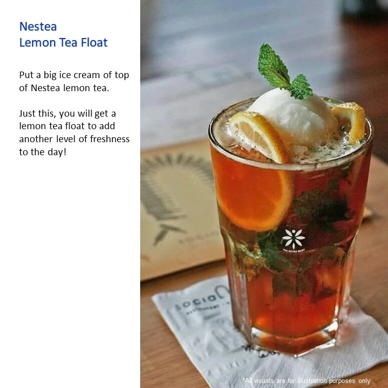 1 Pack Nestea Instant Lemon Tea 13g X 18 sachets 3 in 1 Halal Thailand