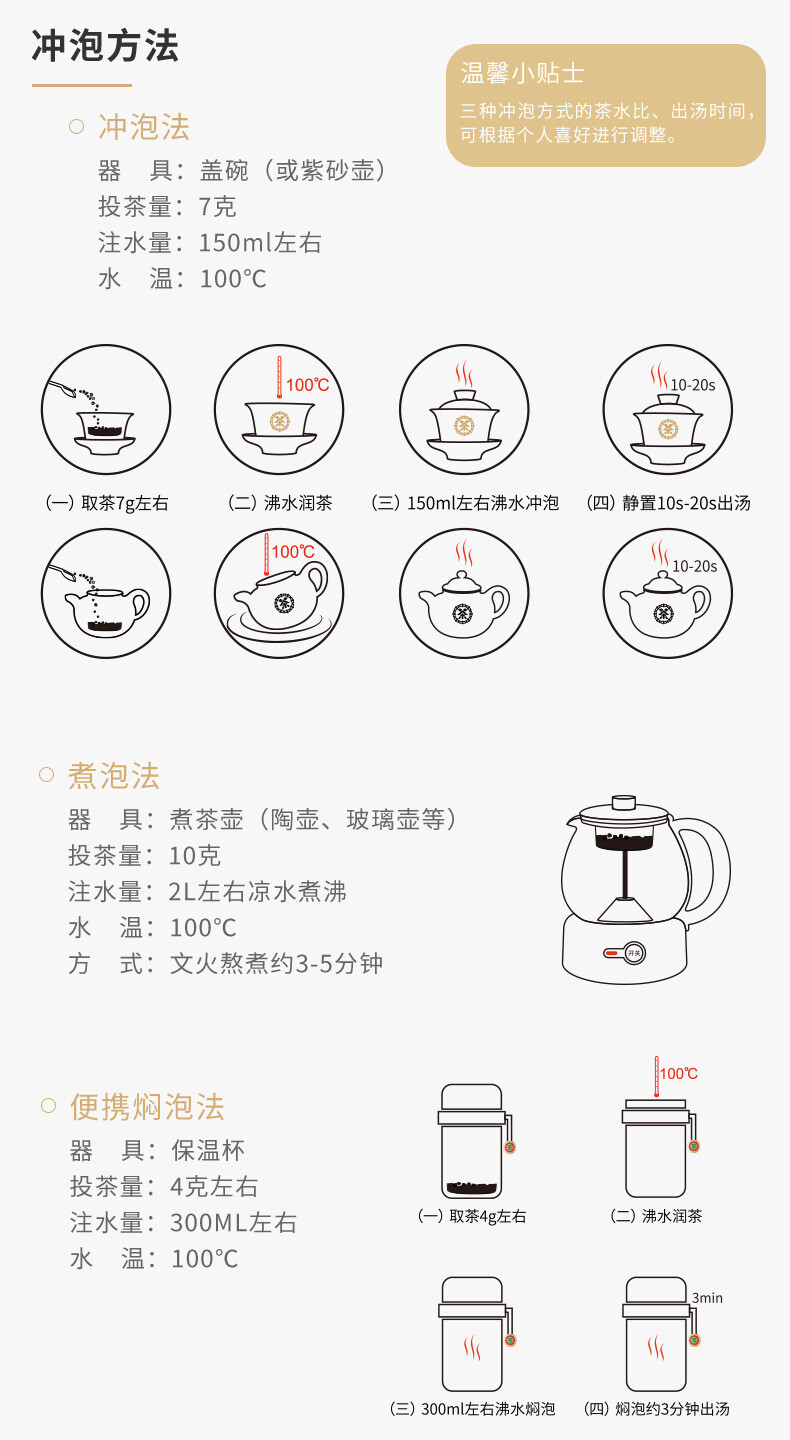 Jin Hua Chun Ye * CHINA TEA Hunan Anhua Dark Tea Golden Flower Fu Brick Tea 760g