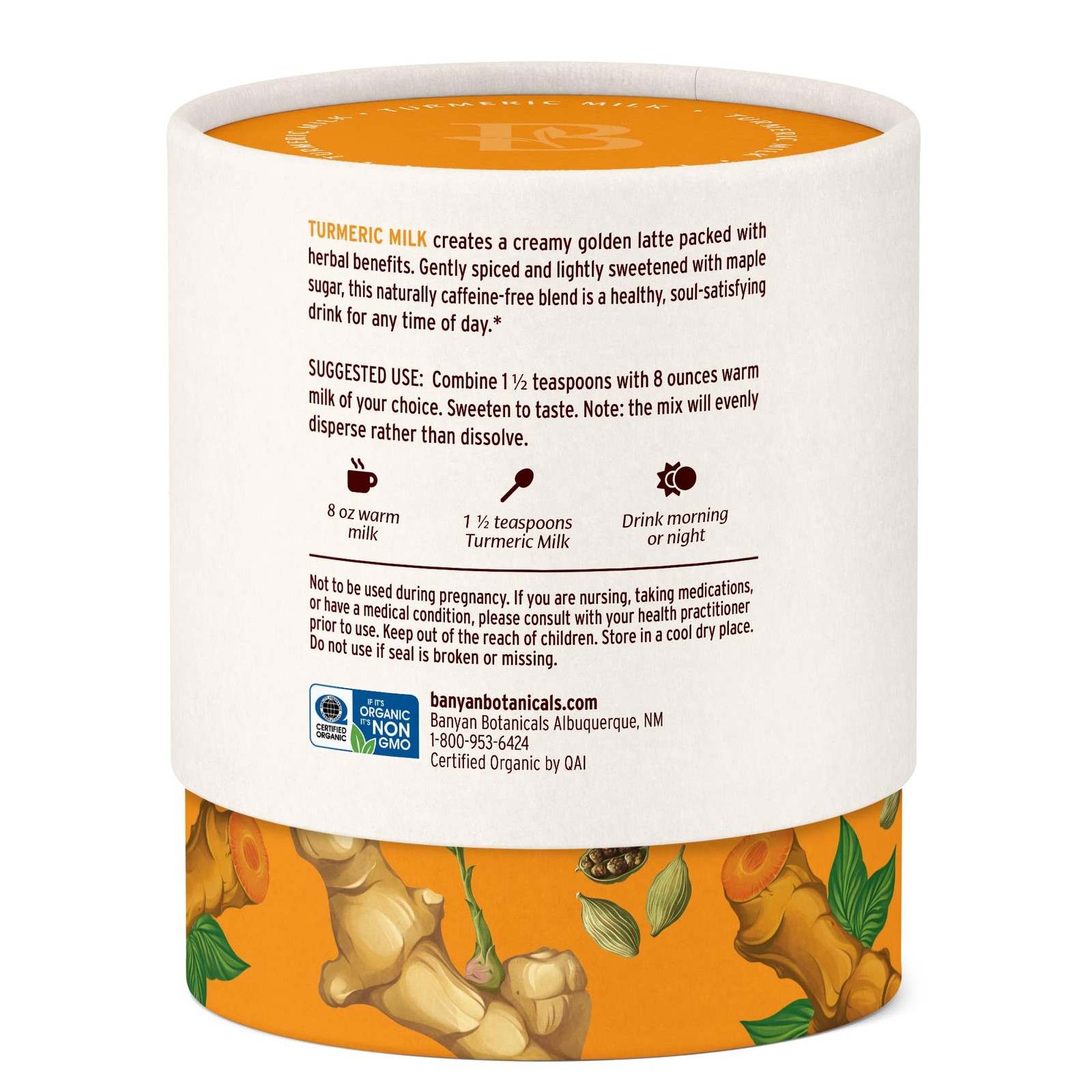 Banyan Botanicals Turmeric Milk – Organic Turmeric Latte Mix with Ashwagandha…