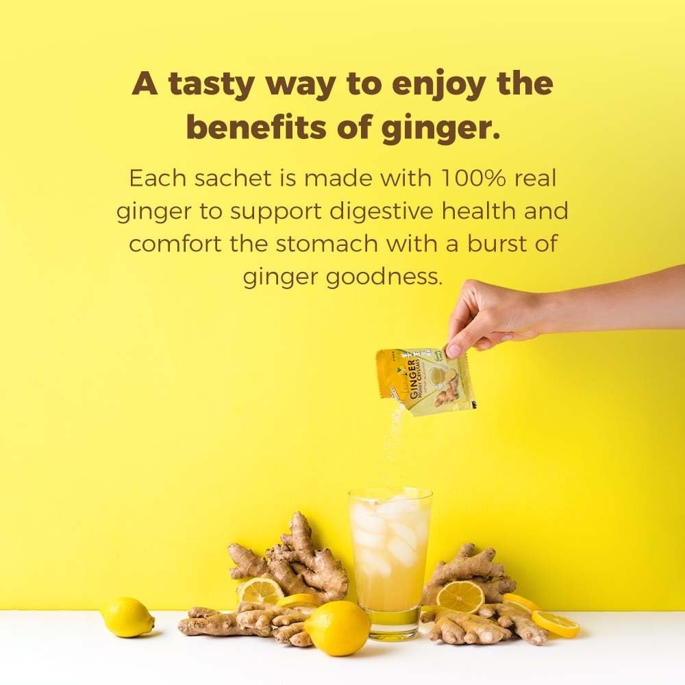 Assorted Ginger Tea Instant Ginger Honey Crystals, 30 Sachets -Prince of Peace