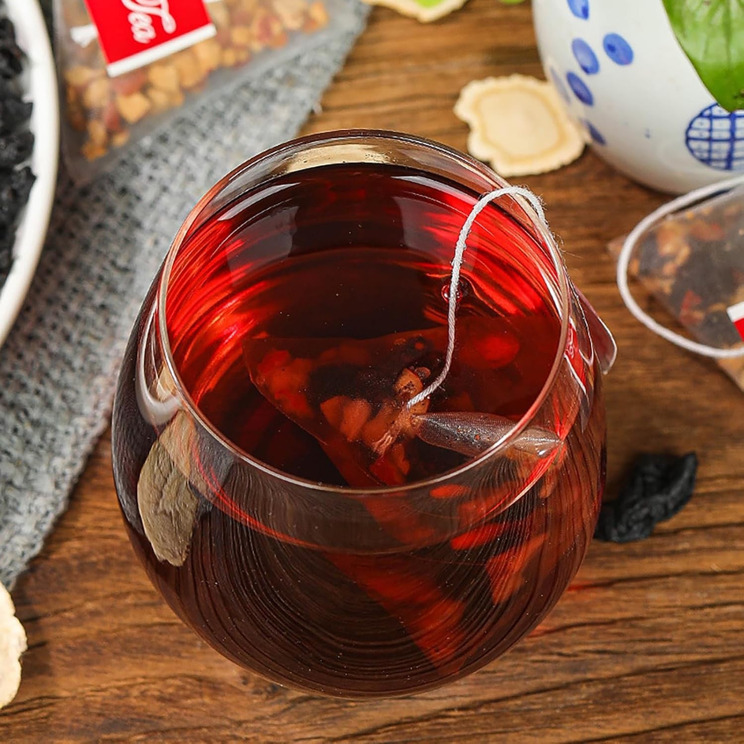 Ginseng Five Treasure Tea – Kidney Boost, Red Date Herbal Blend 150g/30bags
