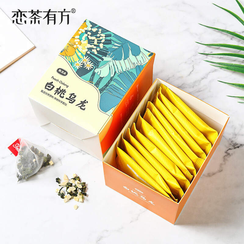 Flower Fruit Tea Triangle Bag Cold Soaked Tea White Peach Oolong Honey Peach