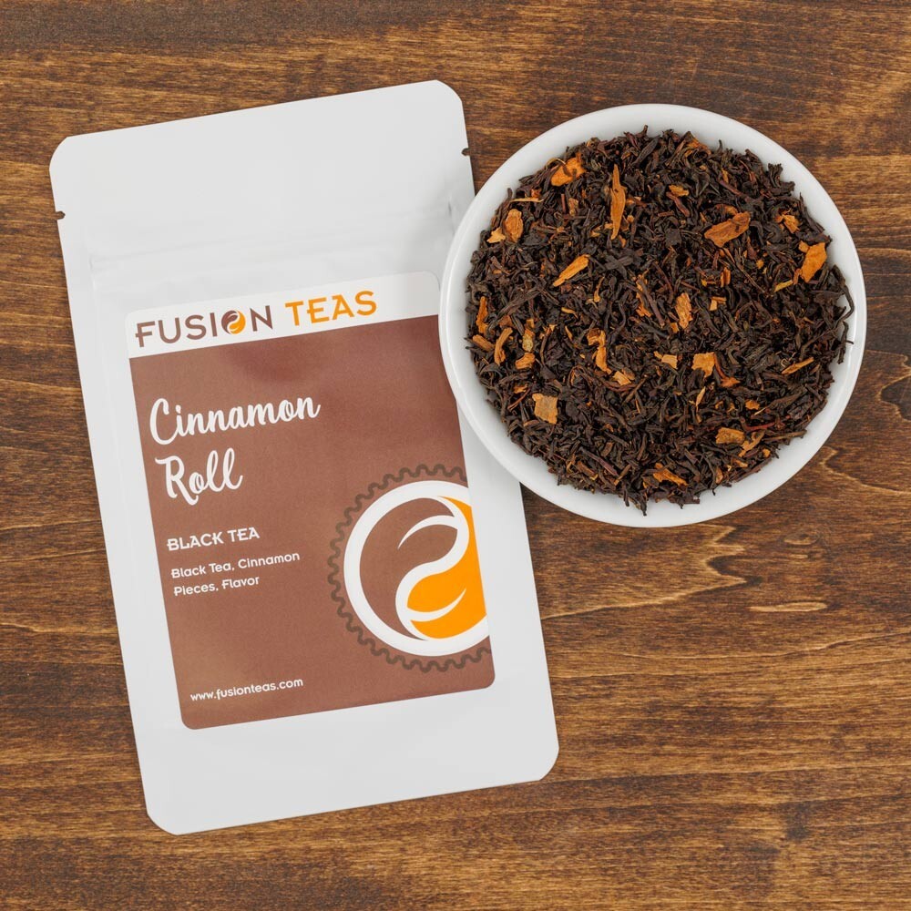 Cinnamon Roll Black Tea – Premium Loose Leaf Blend – Fusion Teas
