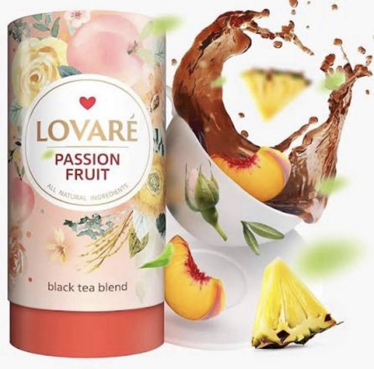 Lovare Passion Fruit Tea Tube 80G | Ukraine | Fresh | New | Free Ship!