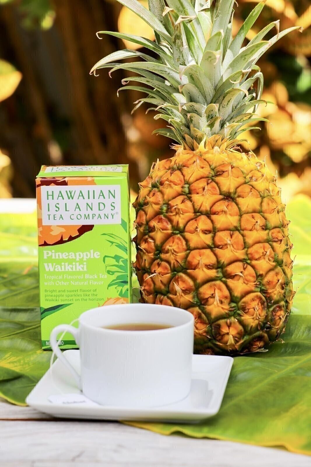 Hawaiian Islands Pineapple Waikiki Tropical Black Tea, All Natural – 20 Teabags