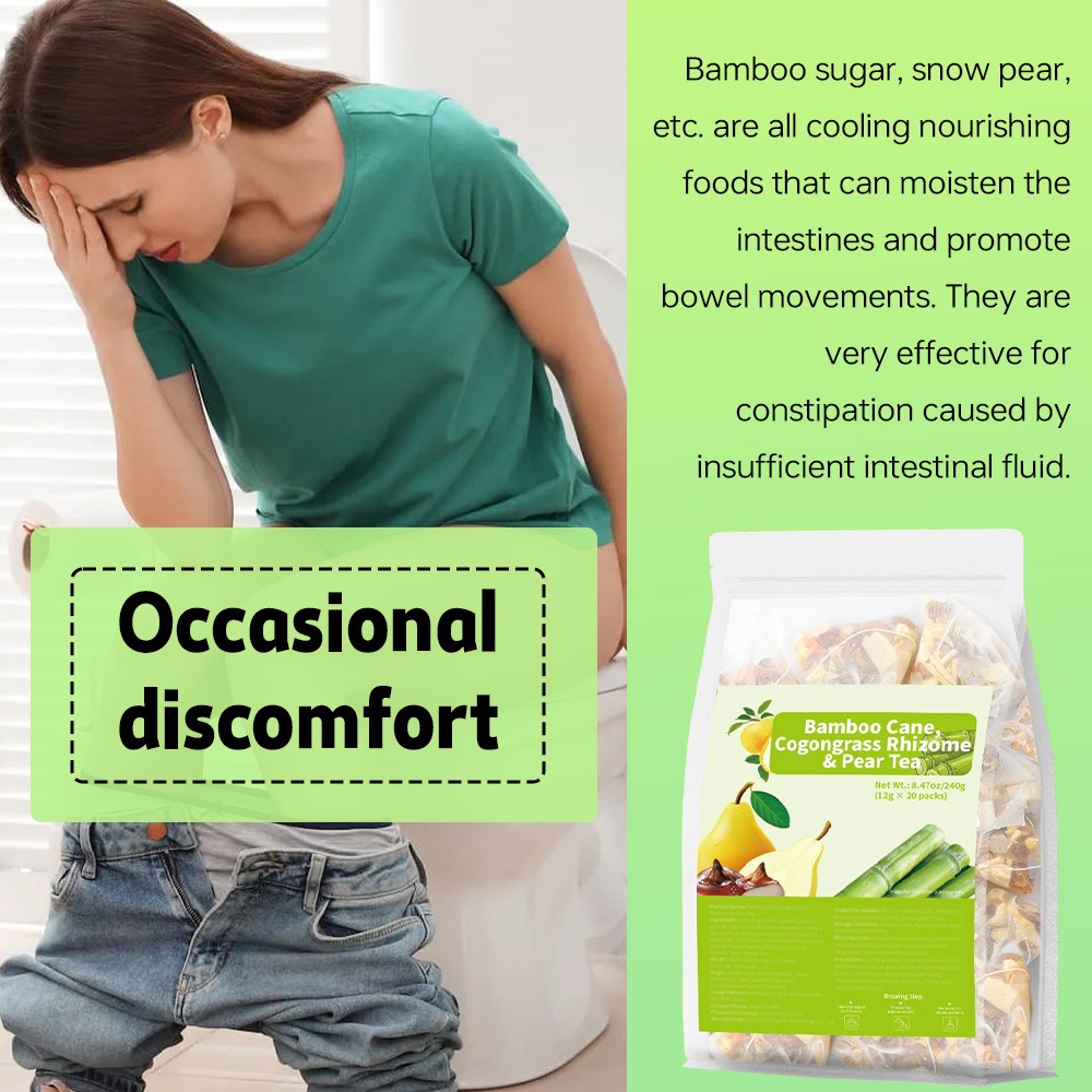 Bamboo Cane Cogongrass Rhizome Pear Tea Supports Healthy Digestive Enzymes