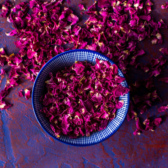 ROSE FLOWER PETALS Dried Organic Edible Infusion Tea Culinary Premium Quality