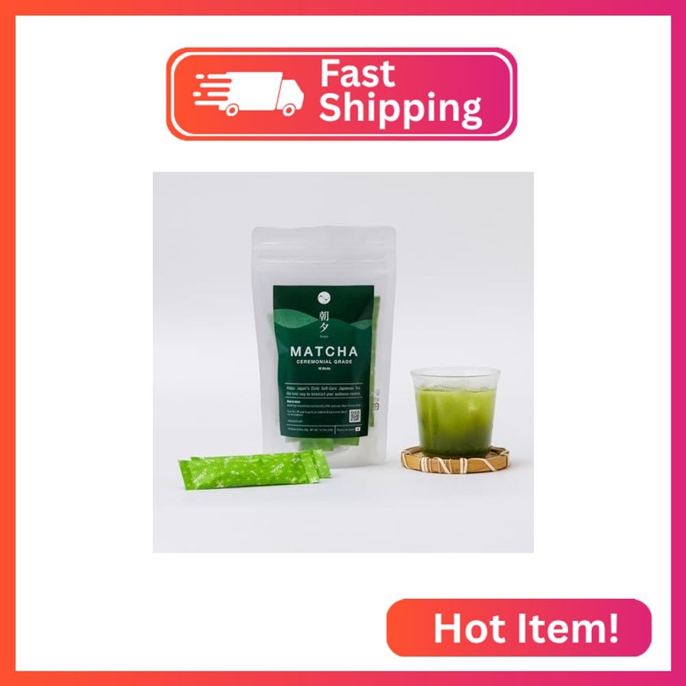 Asayu Japan Matcha Powder – Ceremonial Grade Green Tea, Shizuoka Source, Made in