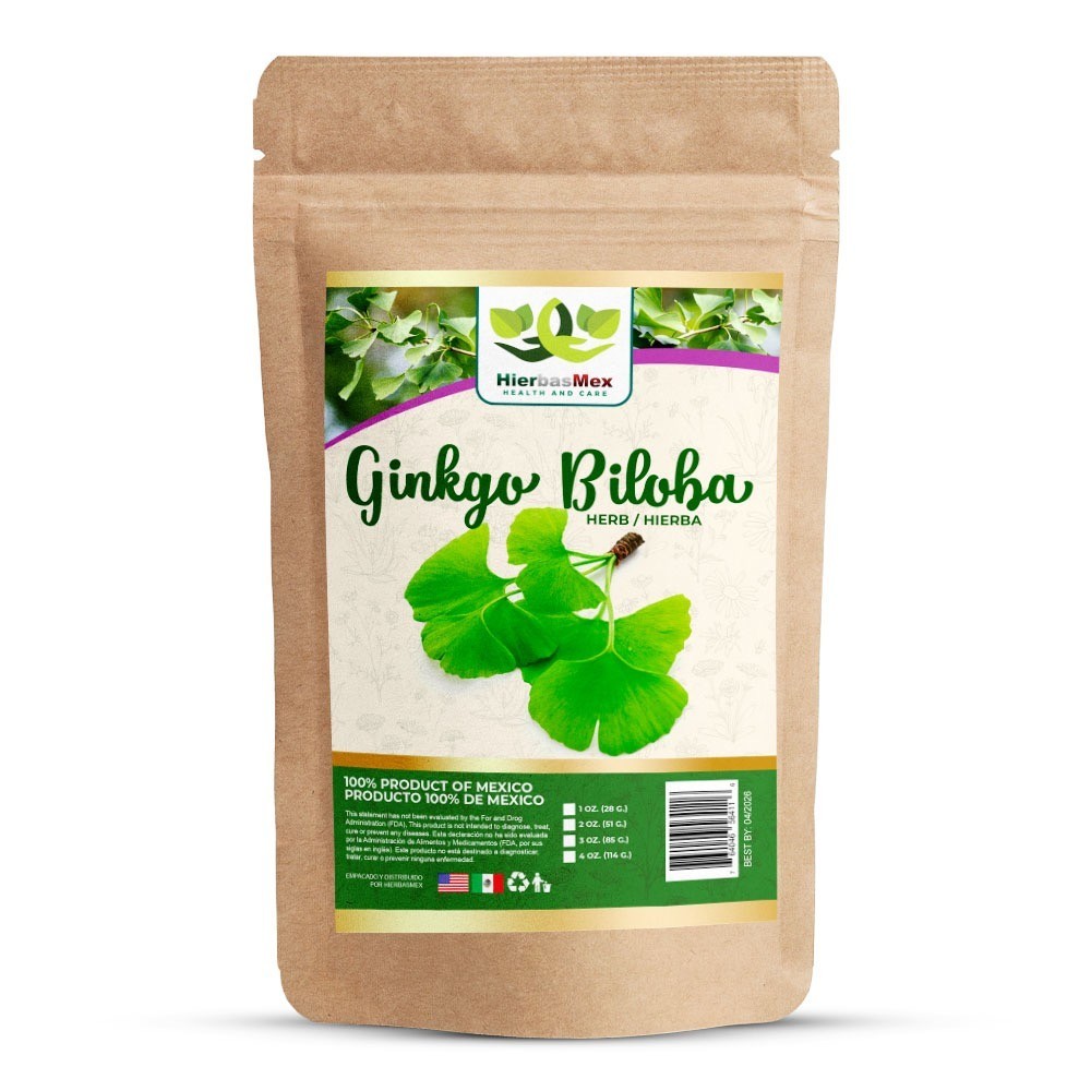 Ginkgo Biloba Te Herbal 4 Oz., Ginkgo Biloba Herbal Tea 4 oz.-113g HierbasMex