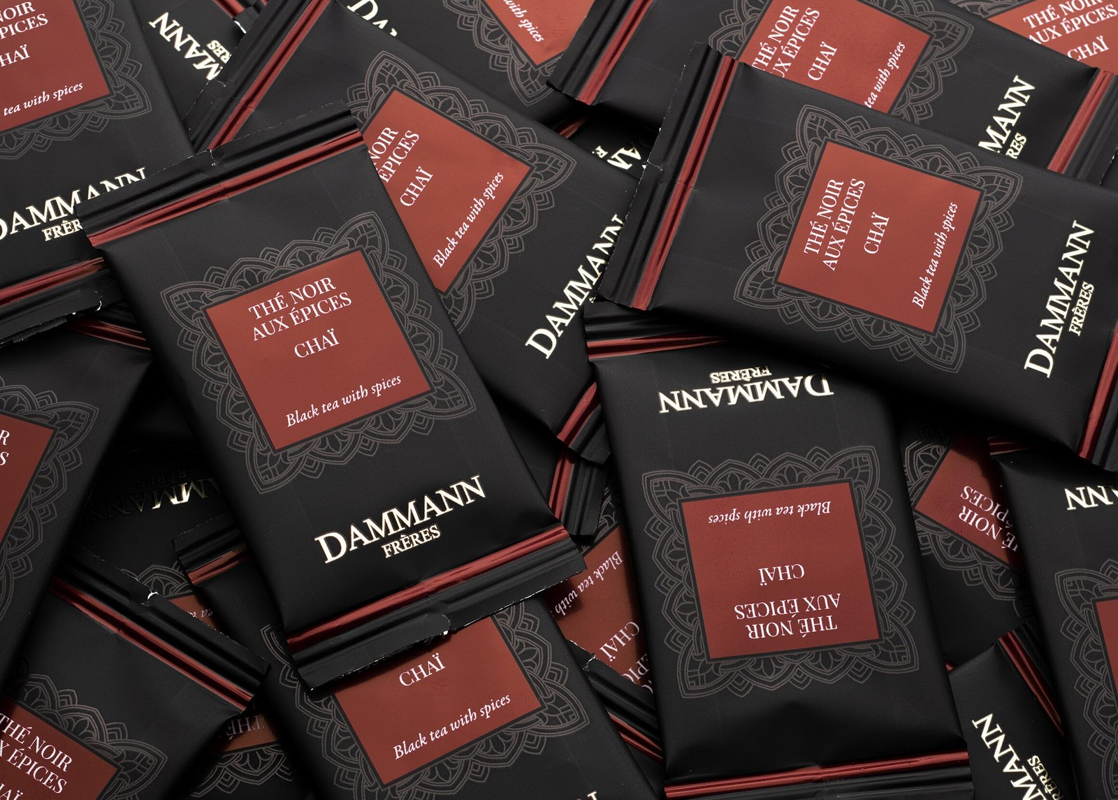 Dammann Freres Satchets, Chai Tea Bags, Premium Gourmet French Black Tea, Ble…