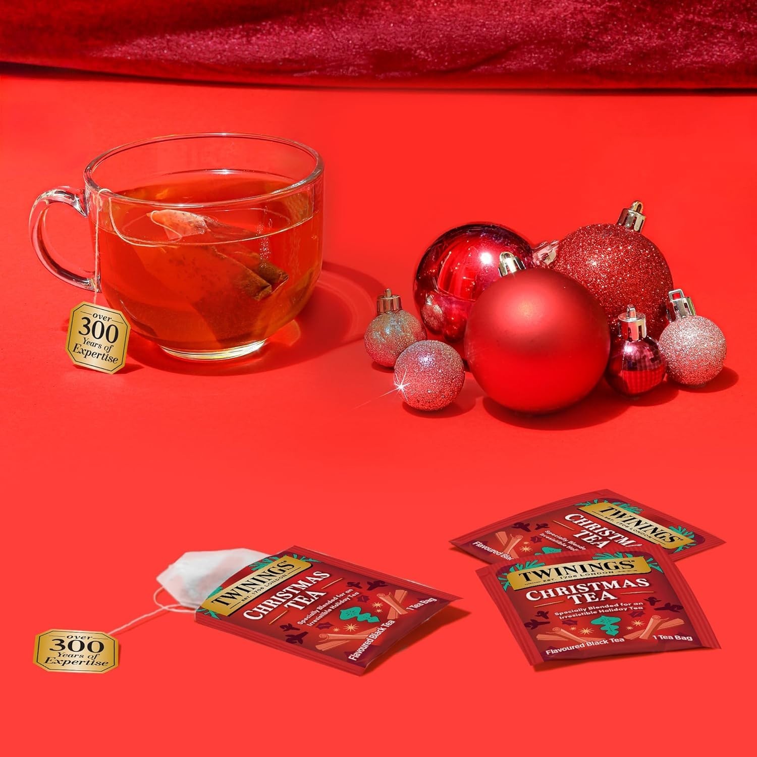 Twinings Limited Edition Christmas Tea 20 Count Aromatic Blend with Cinnamon