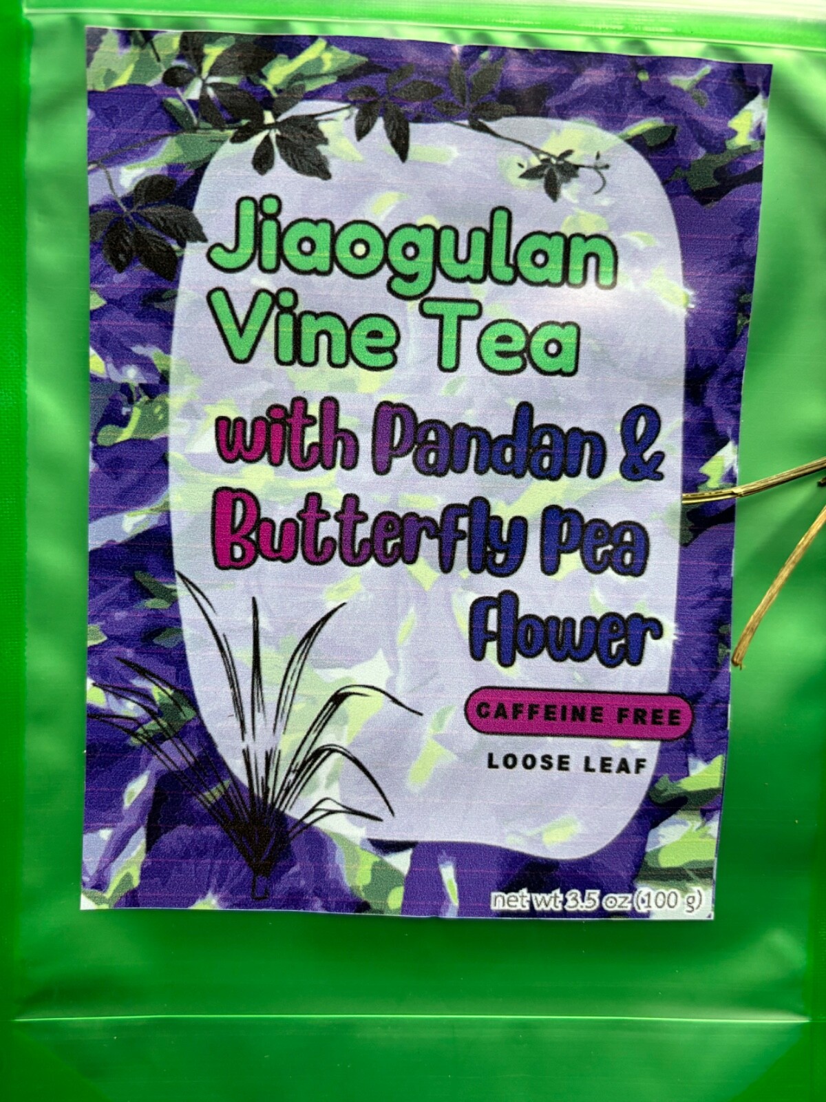 Thai Dried Organic Butterfly Pea Tea PURE Flower, 100g, 100% Natural – Loose Tea