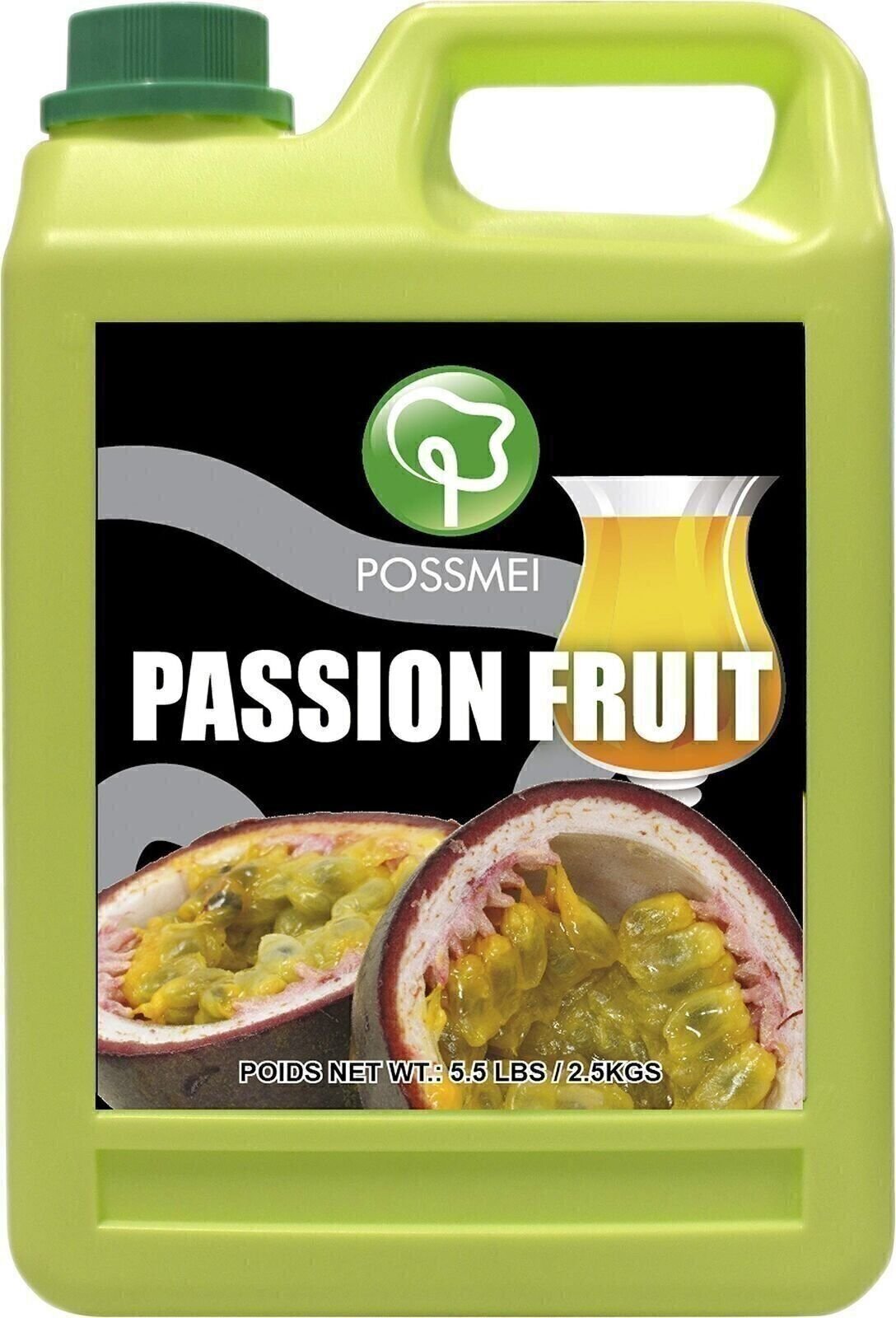 Possmei Flavored Syrup, Passion Fruit, 5.5 Pound Imported from Taiwan