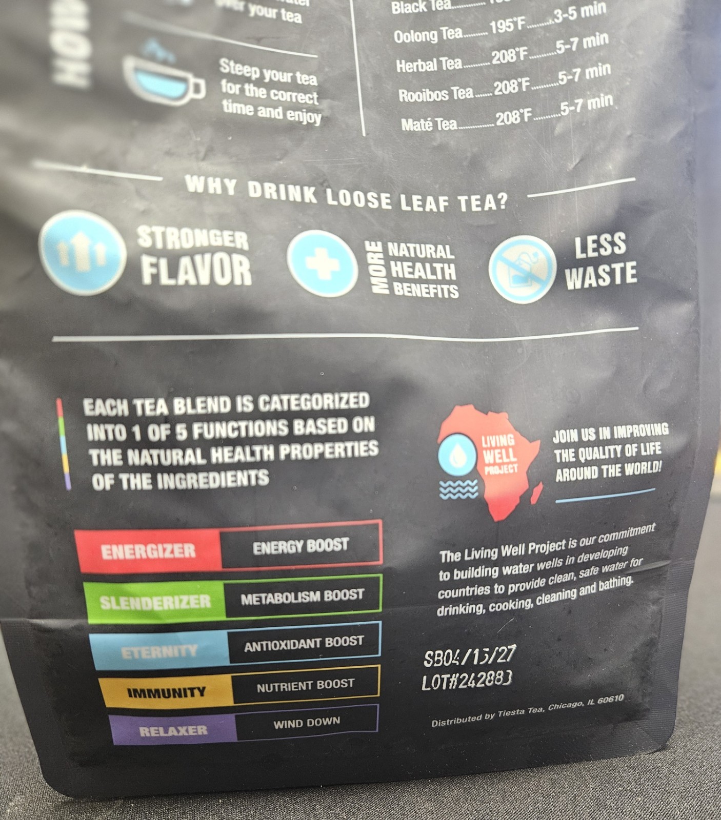 Tiesta Tea – Hibiscus Strawberry LEMON Loose Leaf Herbal Blend…