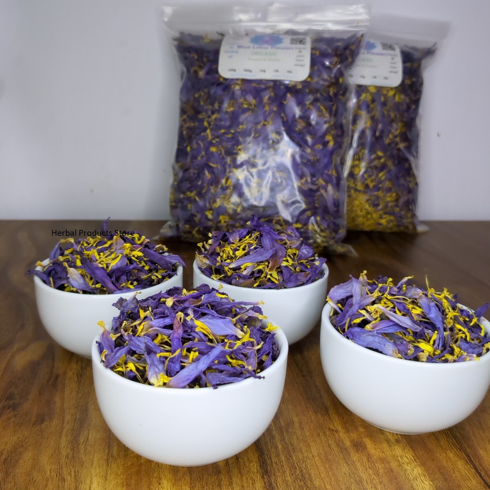 Organic Natural BLUE LOTUS, Nymphaea Caerulea Dried Flower 100% Harbal Tea/Smoke
