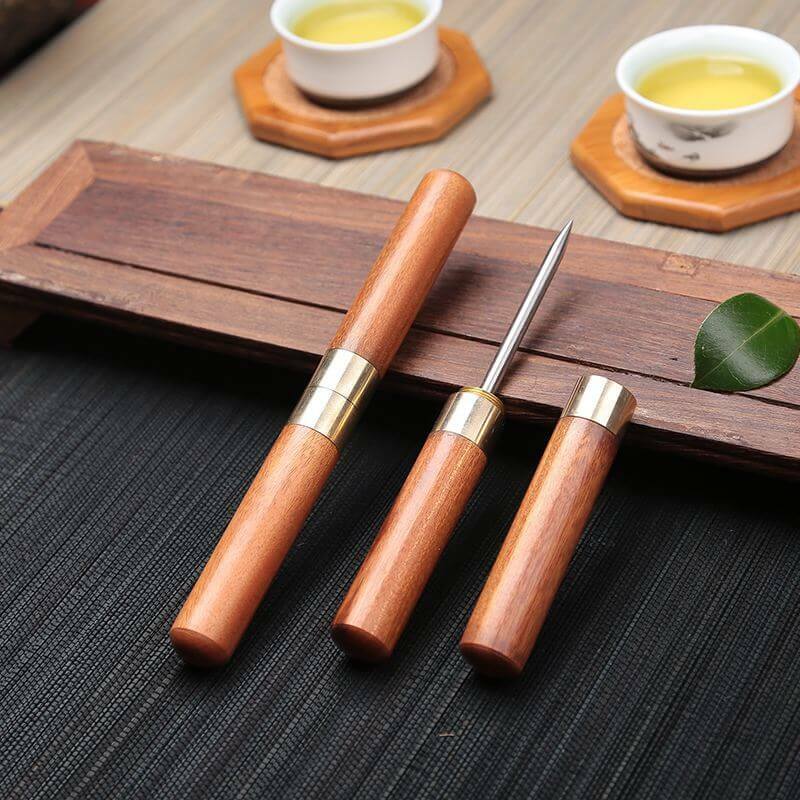2013 Yunnan Fermented Pu Erh Compressed Tea Cake (12.3oz) + Free Tea Knife