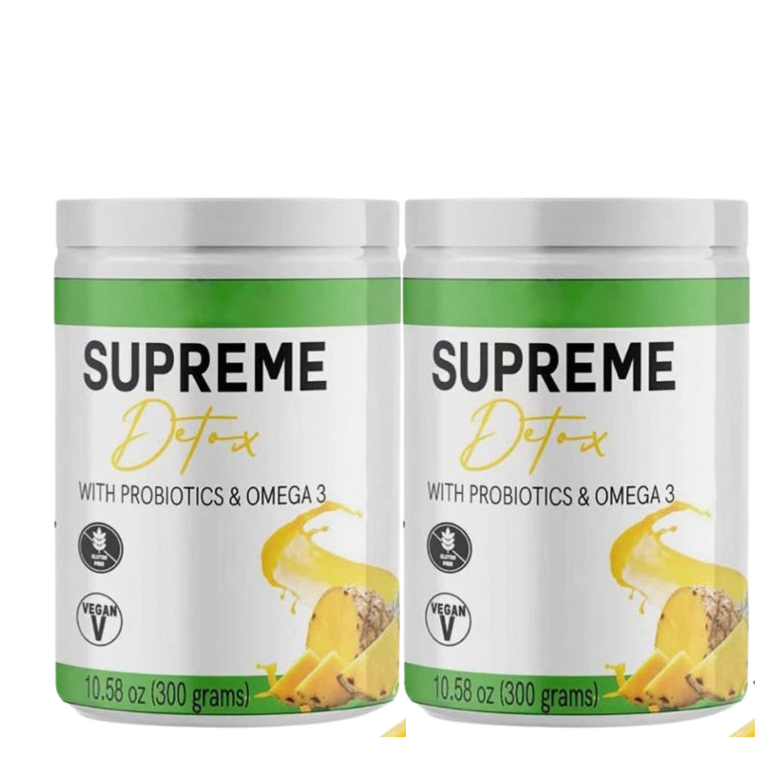 Supreme Pineapple Ingredient Organic Fiber Powder Healthcare Detox Vitamin 2 pcs