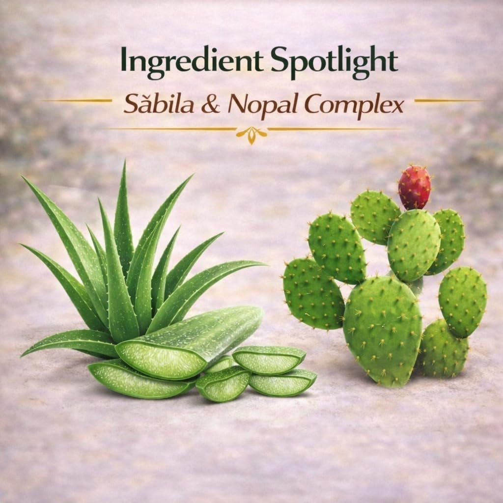 Sábila & Nopal Tea (Aloe Vera & Cactus Tea) – 100% Natural, Vegan | 25 Tea Bags