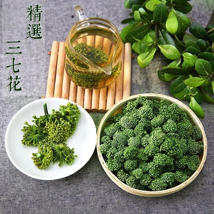 Panax Notoginseng Flower,Sanchi Ginseng Flower, Tienchi Dried San Qi Hua 100g