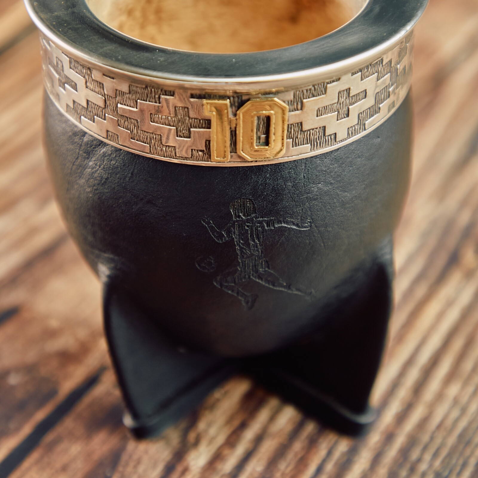 Taza/Mate Imperial Gourd MARADONA 10 High Quality + Straw