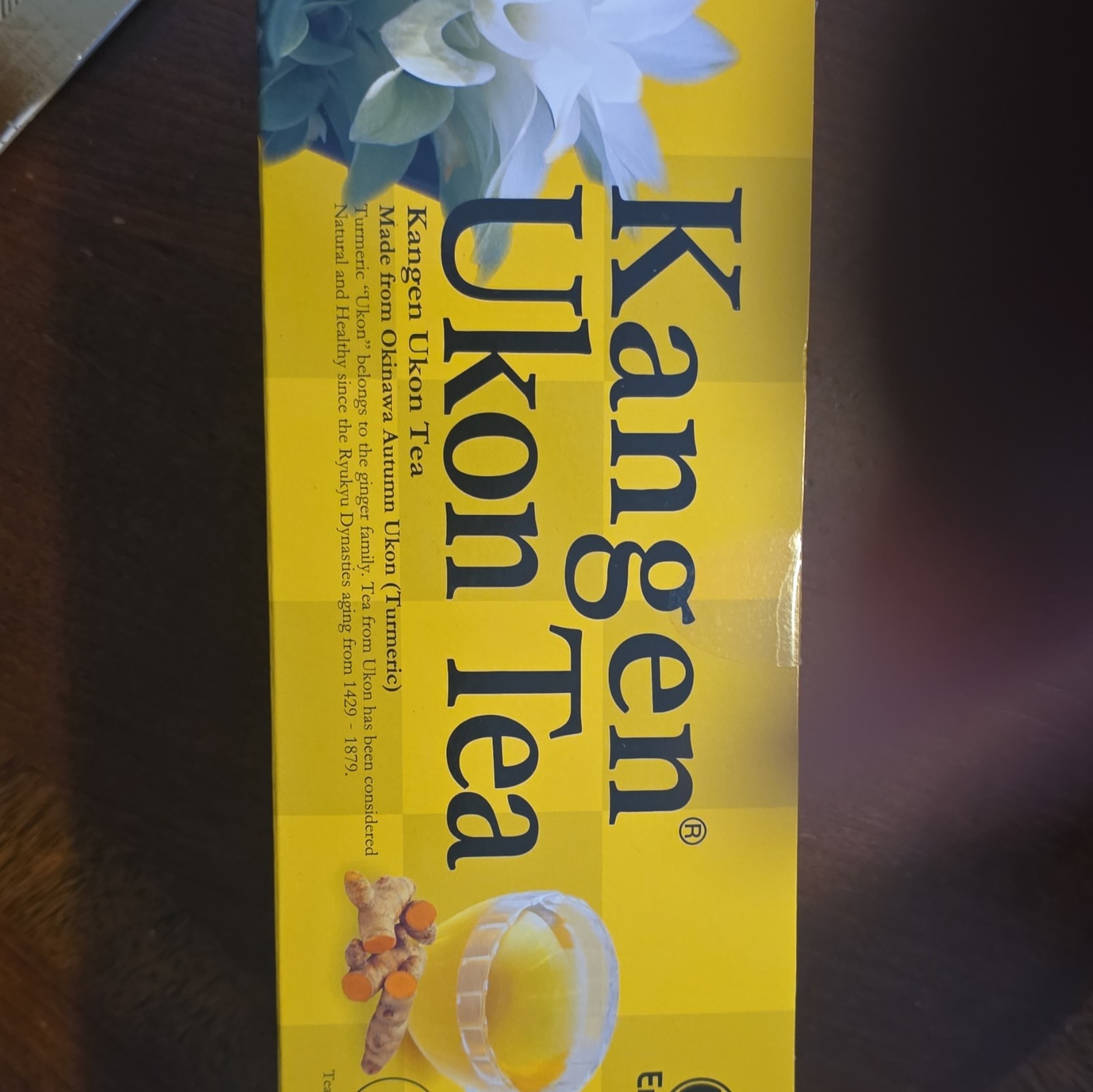 Kangen Ukon Tea Turmeric Herbal Tea Bags 60 Count 120g Made in Japan