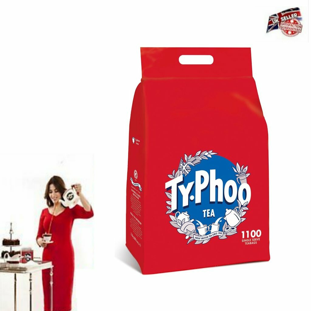 TEA BAGS 2.2 kg 1100 Fresh sealed Typhoo TeaBags English Breakfast Bag UK Seller