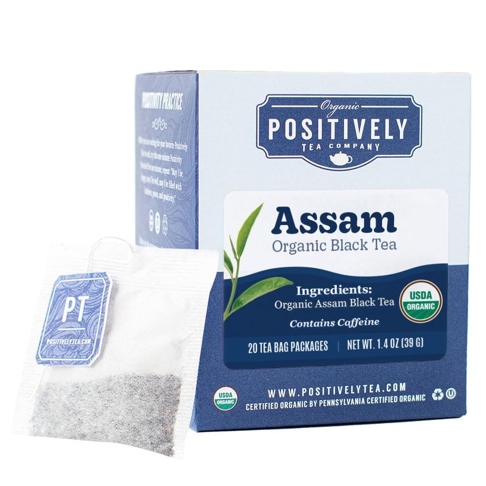 20 Count Assam Black Tea Bags – Rich, Smooth, and Naturally Energizing