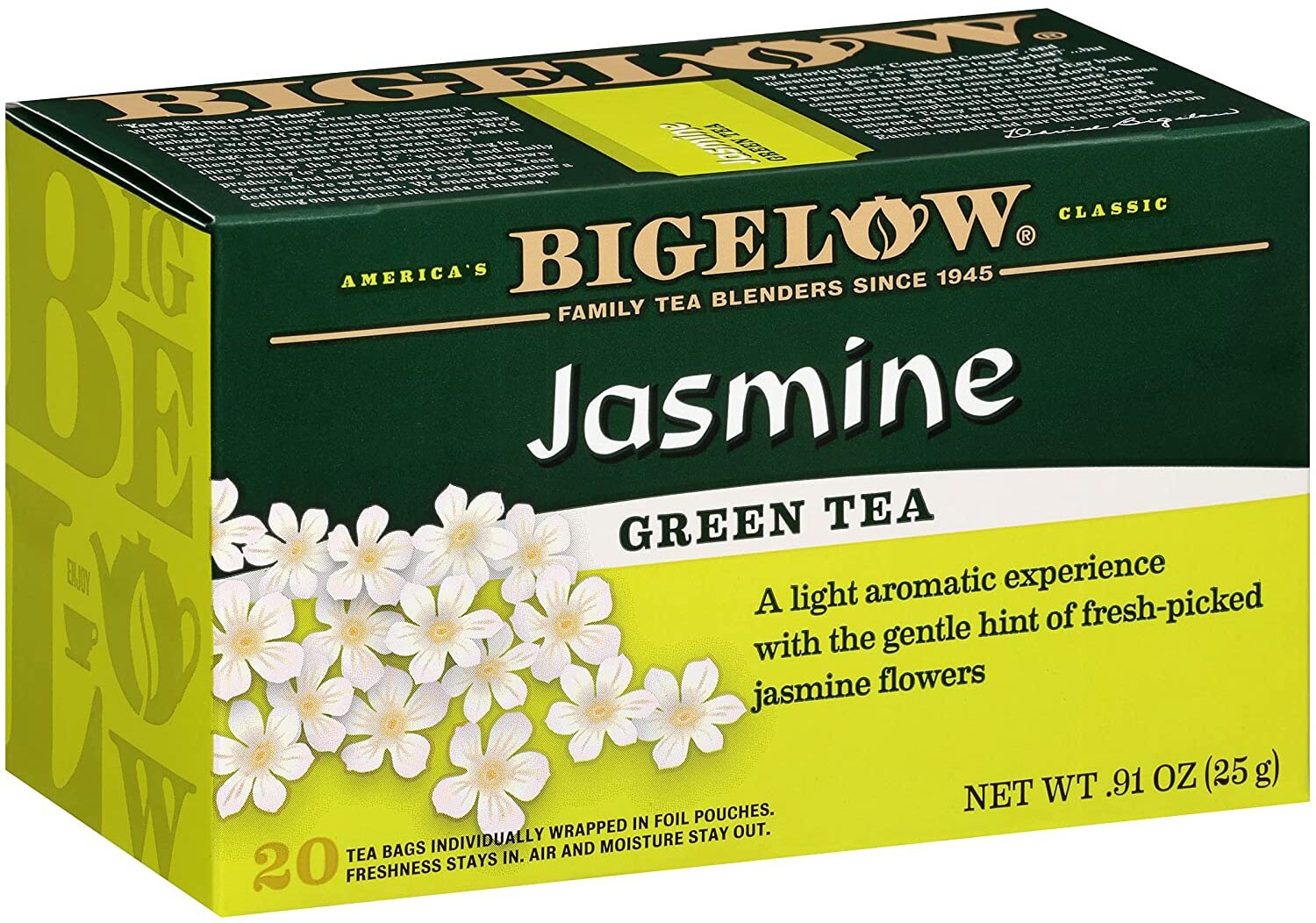 Bigelow Jasmine Green Tea – 20 tea bags