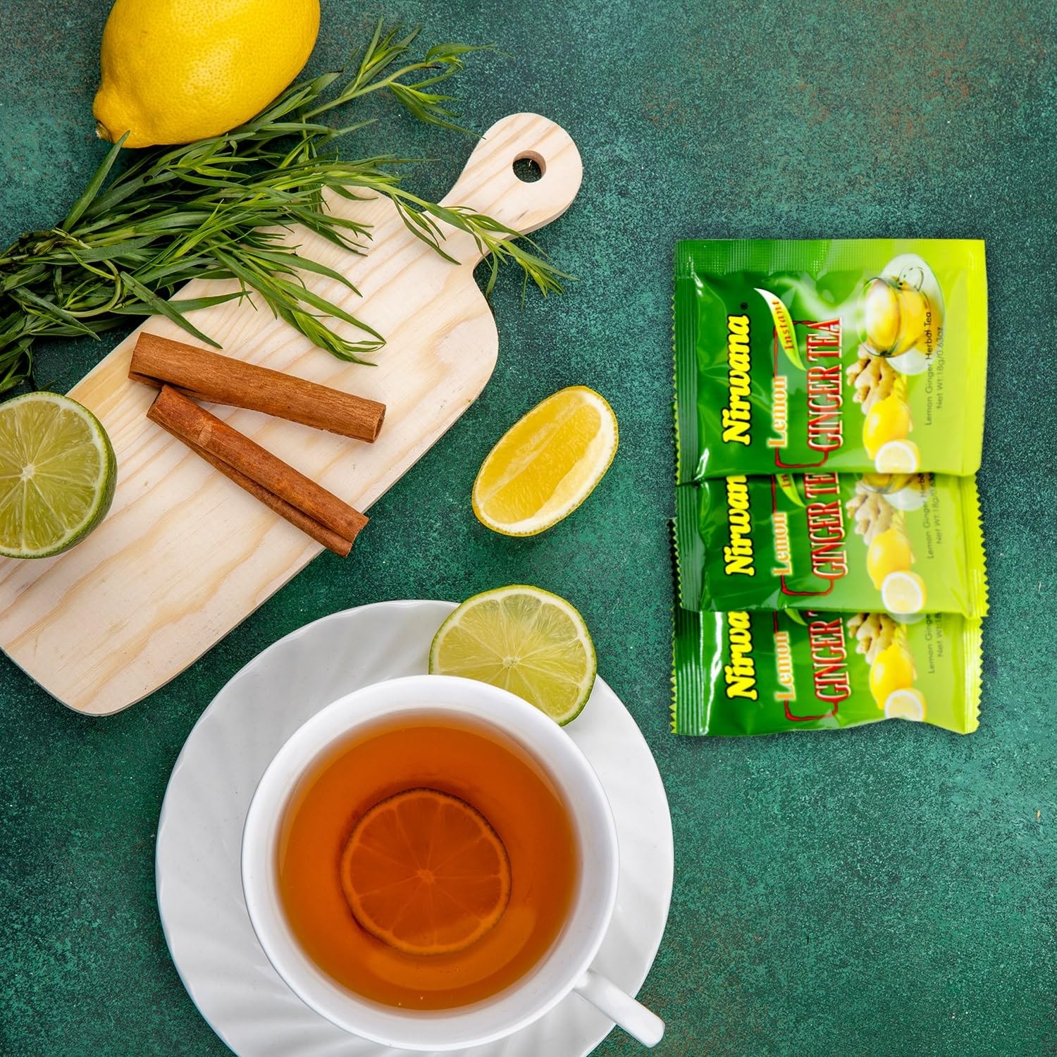 Lemon Ginger Herbal Tea – Refreshing Herbal Blend with Ginger and Lemon | Per…