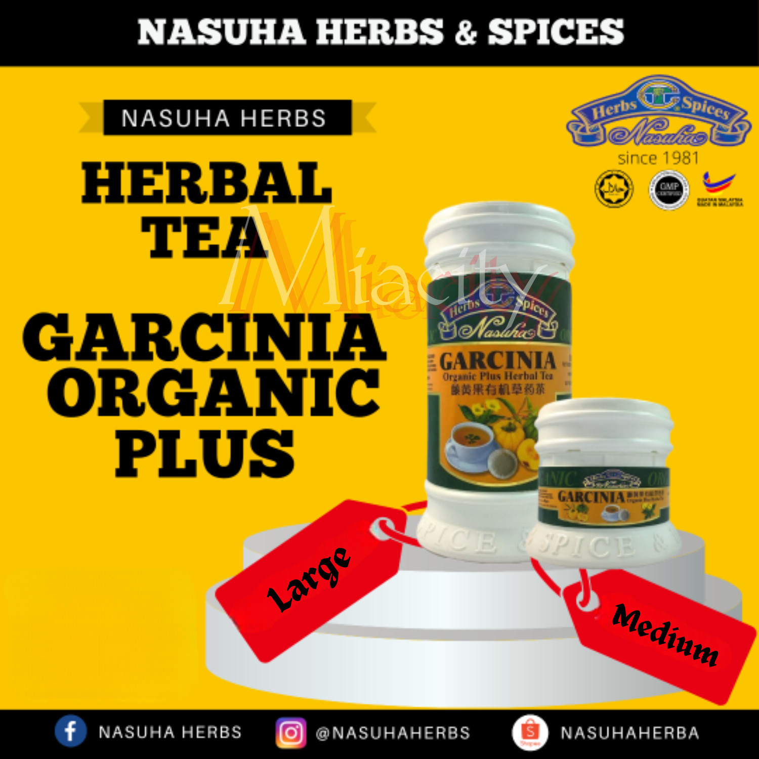 Herbs Spices 7 Flavours Organic Plus Herbal Tea 120g , 60g