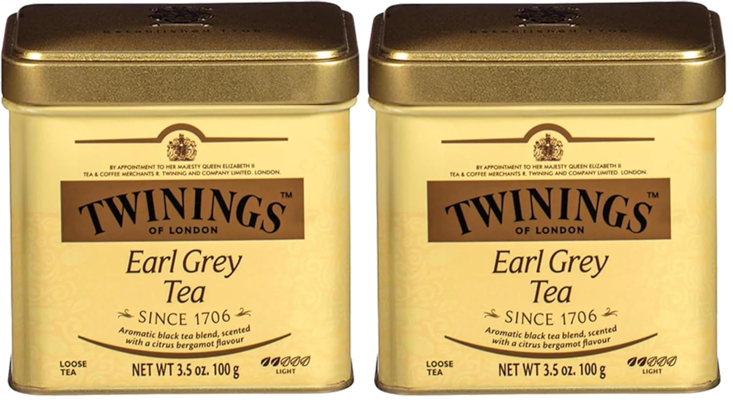English Breakfast Loose Tea Tin, 3.53 Ounce Tin (Pack of 1), Smooth, Flavourful,