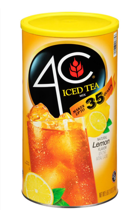 4C Lemon Iced Tea Mix, 82.6oz