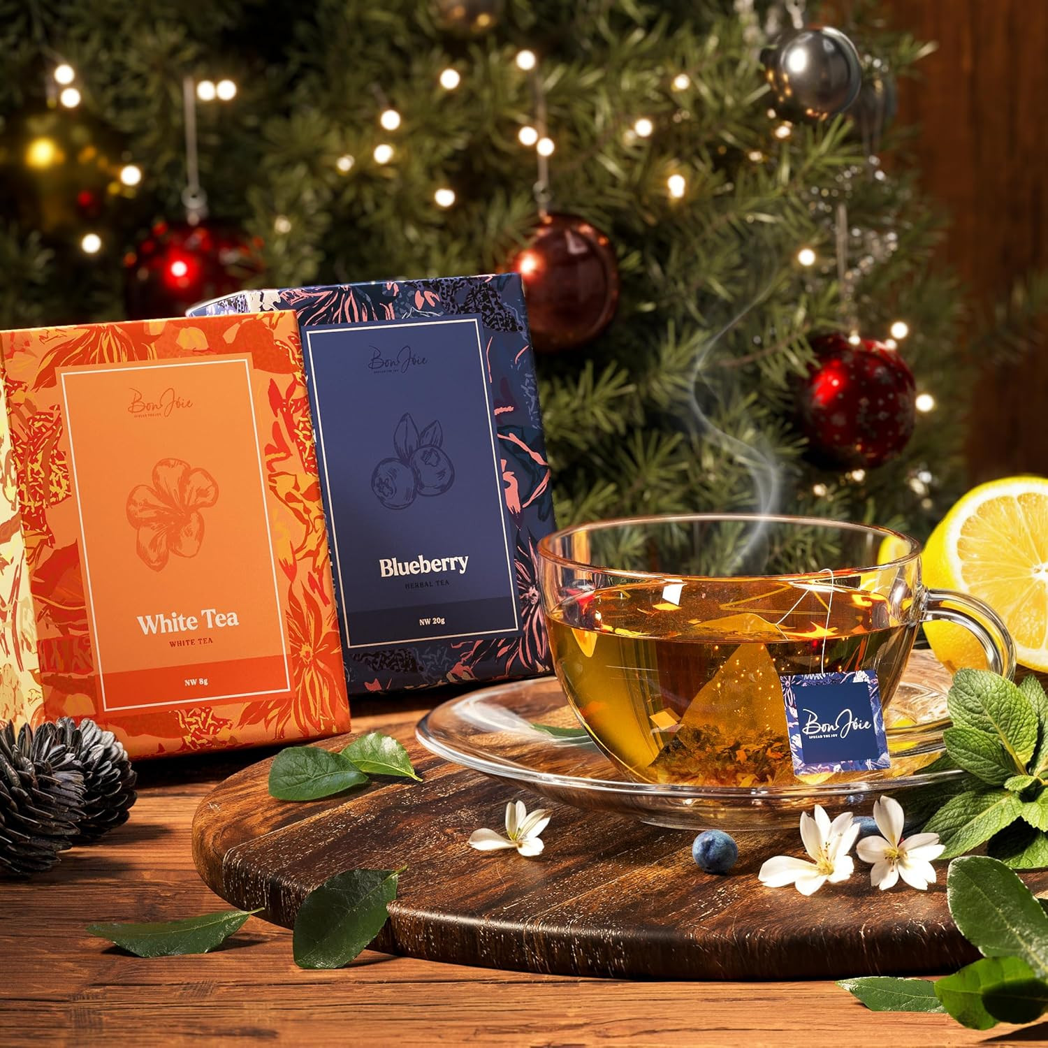 Tea Gift Set for Women – Tea Sampler Gift Set Box Variety Pack – Includes 32 Loo