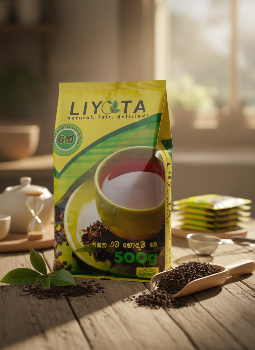 Strong Ceylon Black Tea 500g Loose Leaf BOPF Liyota Sri Lanka Morning Breakfast