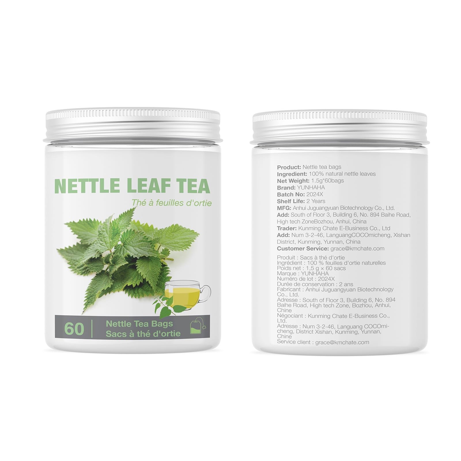 55 Nettle Leaf Tea Bags, 100 Natural Pure Stinging Nettle Tea, Dried Nettle …