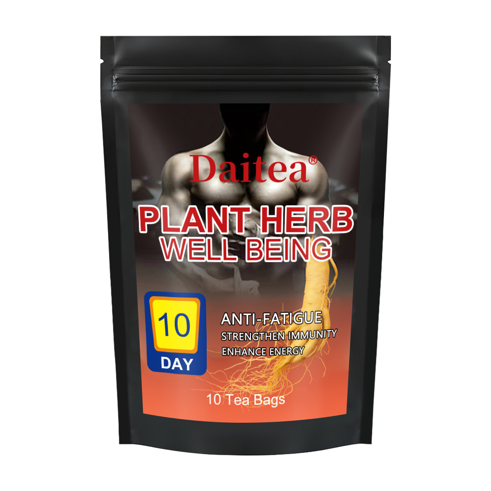Natural Detox Cleanse Ginseng ten Treasures Tea Bag for Men&Women,Herbal Formula