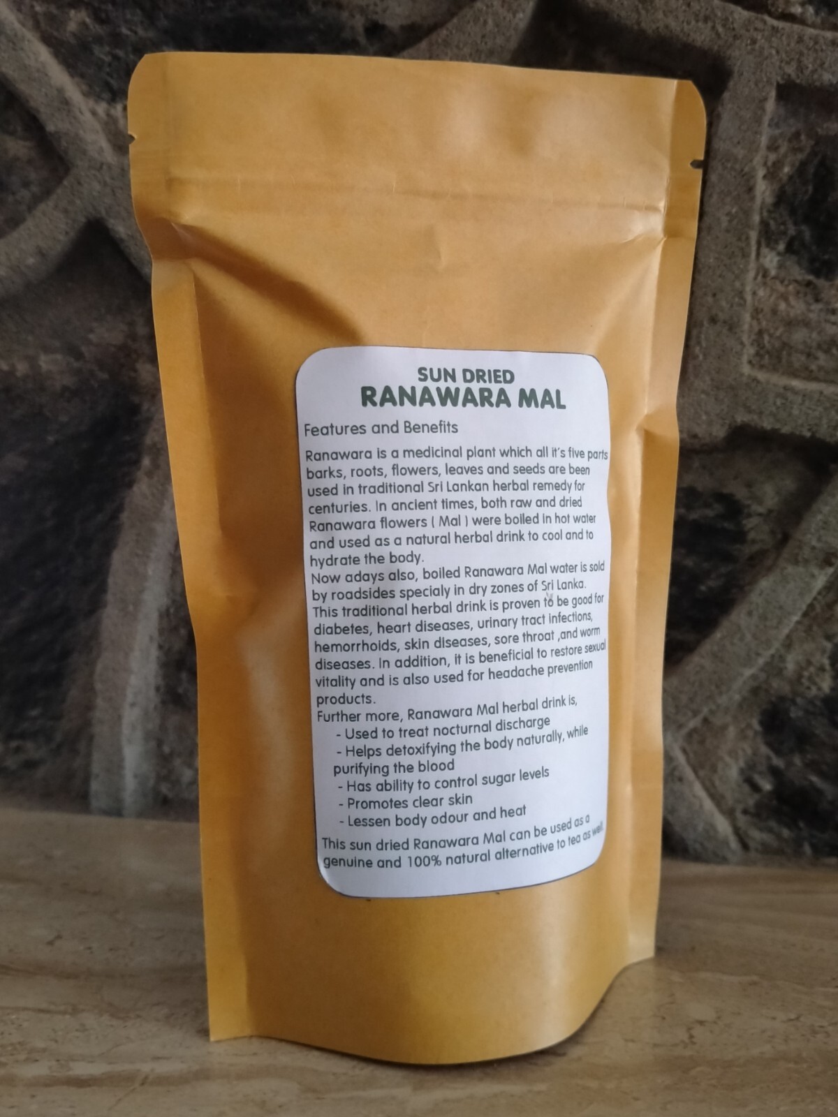 Sun Dried Ranawara Mal – 50 g