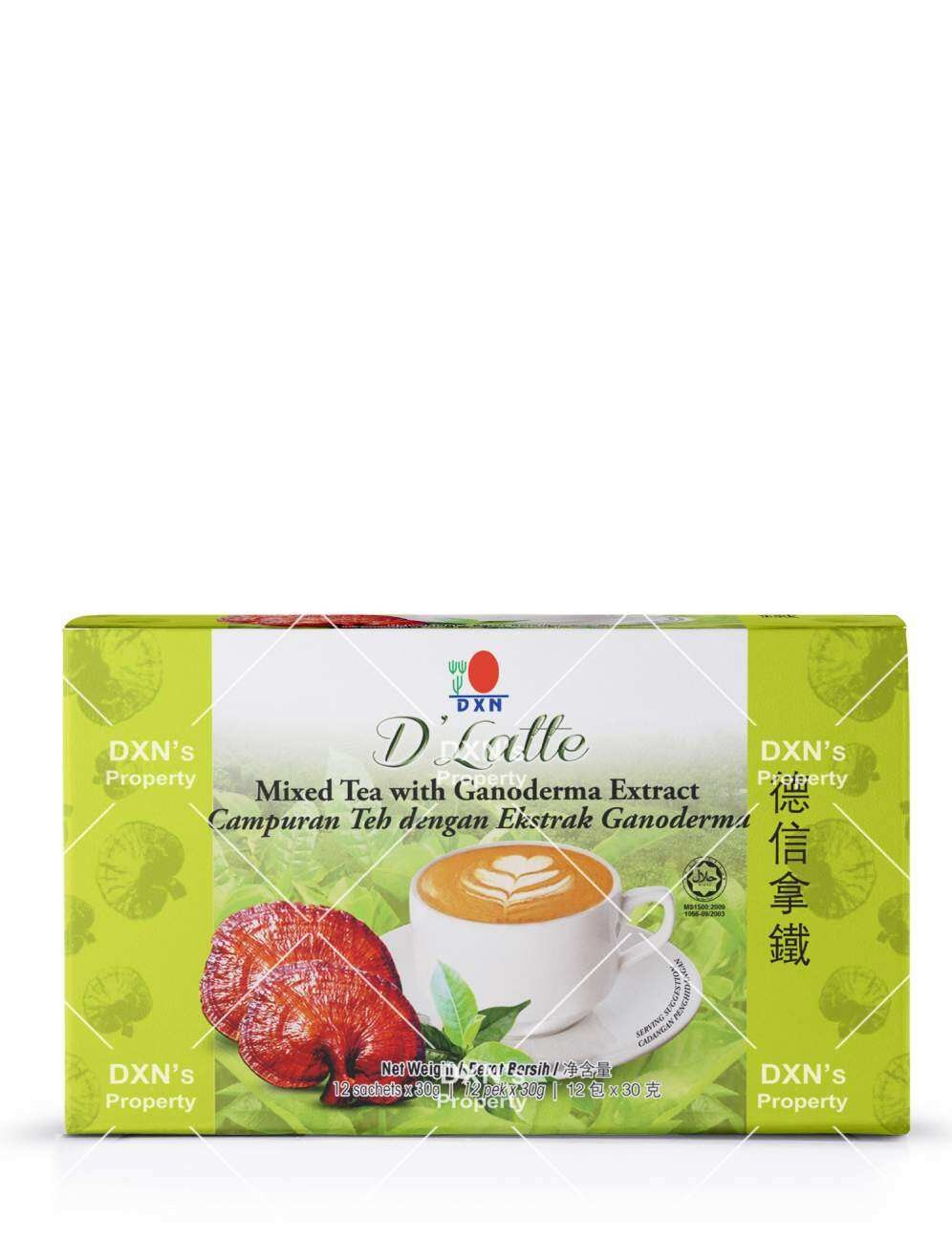 DXN Lingzhi Tea Latte 12s x 30g Ganoderma Creamer Dairy Free Less Bitter