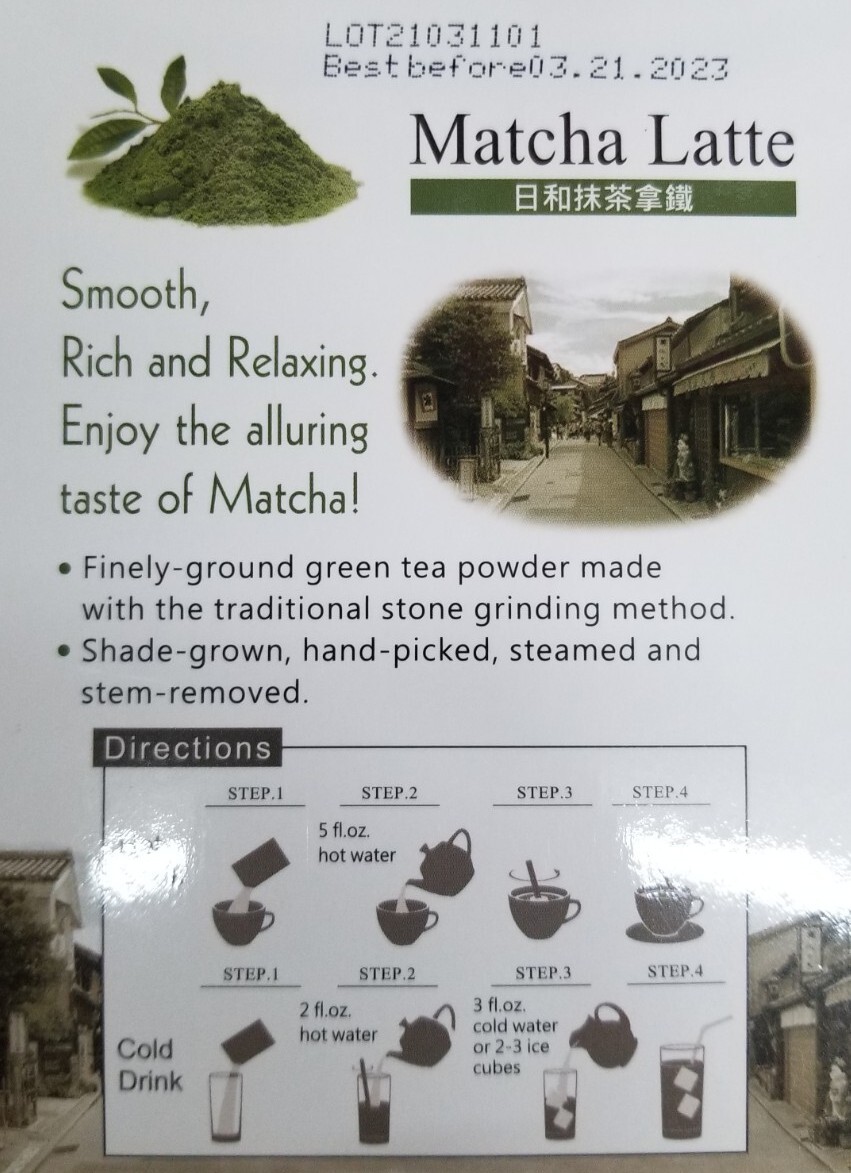 Matcha Green Tea Powder Latte Emperor Love Matcha Latte 3.5oz