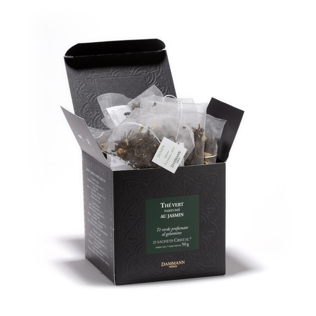 Dammann Freres Sachets, Vert Au Jasmin Tea Bags, Premium Gourmet French Jasmi…