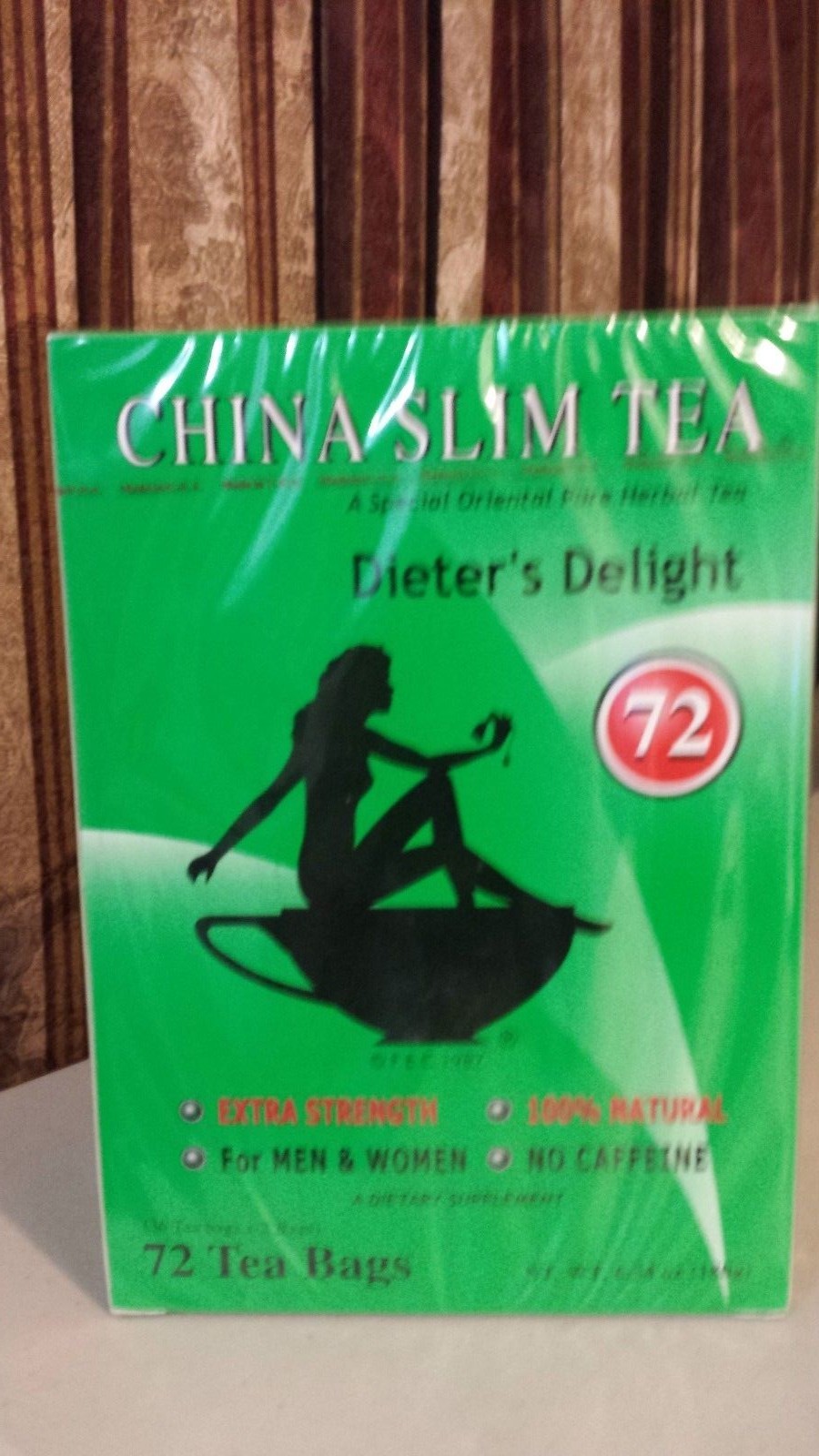 CHINA SLIM TEA DIETER’S DELIGHT 72 TEA BAGS CAN BE 2 X 36 BAGS USA 11/2025