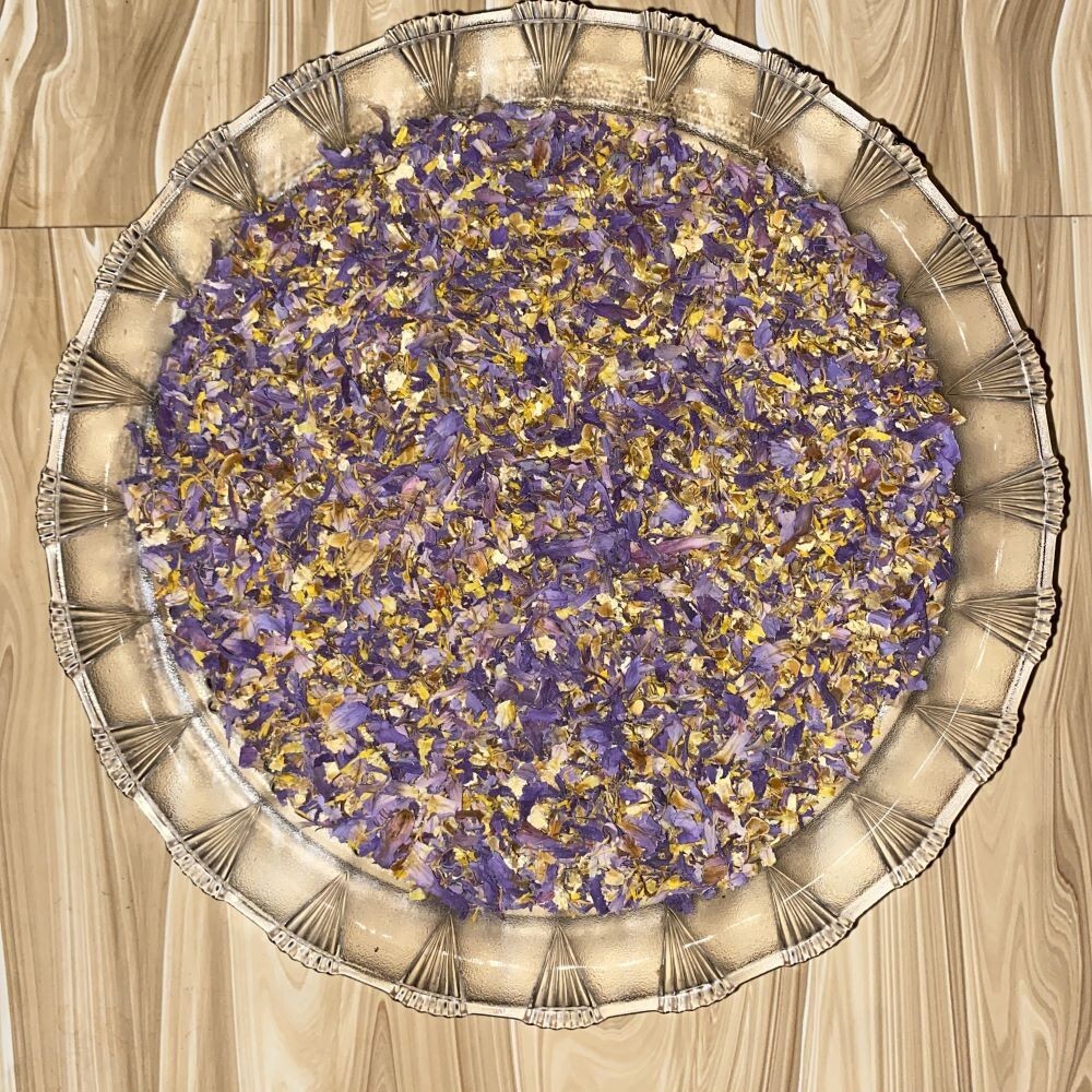 25g -250g Dried Blue Lotus Cut Flower Pure Nymphaea Caerulea Organic