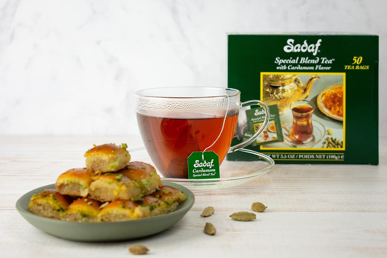 Cardamom Tea Bags | Special Blend Cardamom Ceylon Black Tea | Quicktea Product H