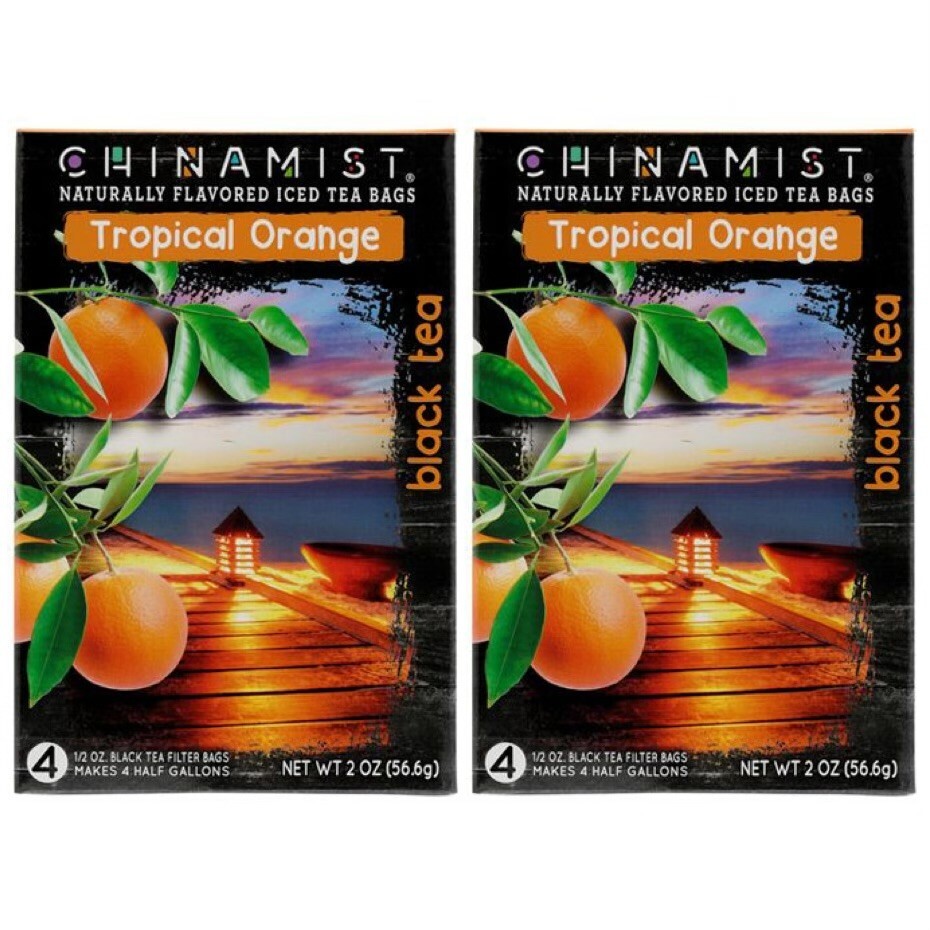China Mist – Tropical Orange Black Tea Infusion, 1/2 oz Filter Bags (2 PACK)