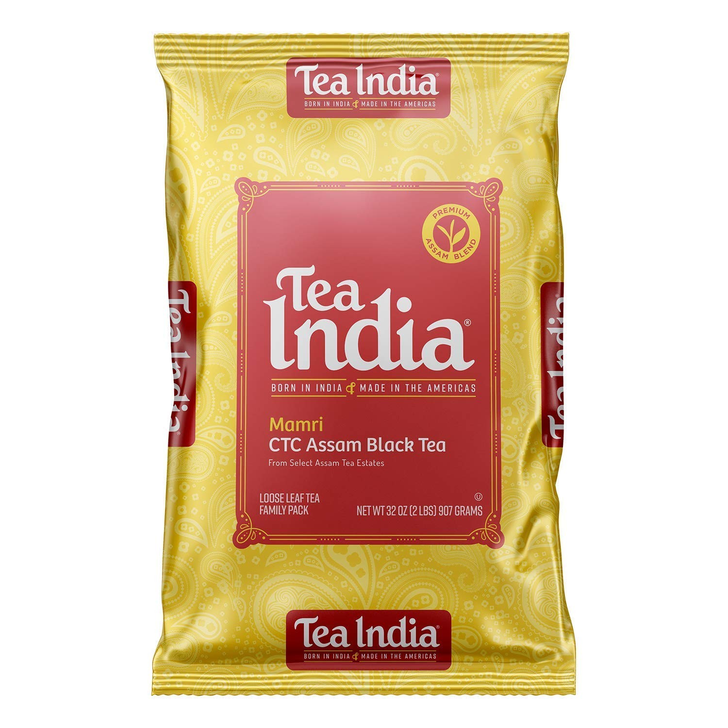 Tea India CTC Assam Loose Leaf Black 32 Ounce (Pack of 1),