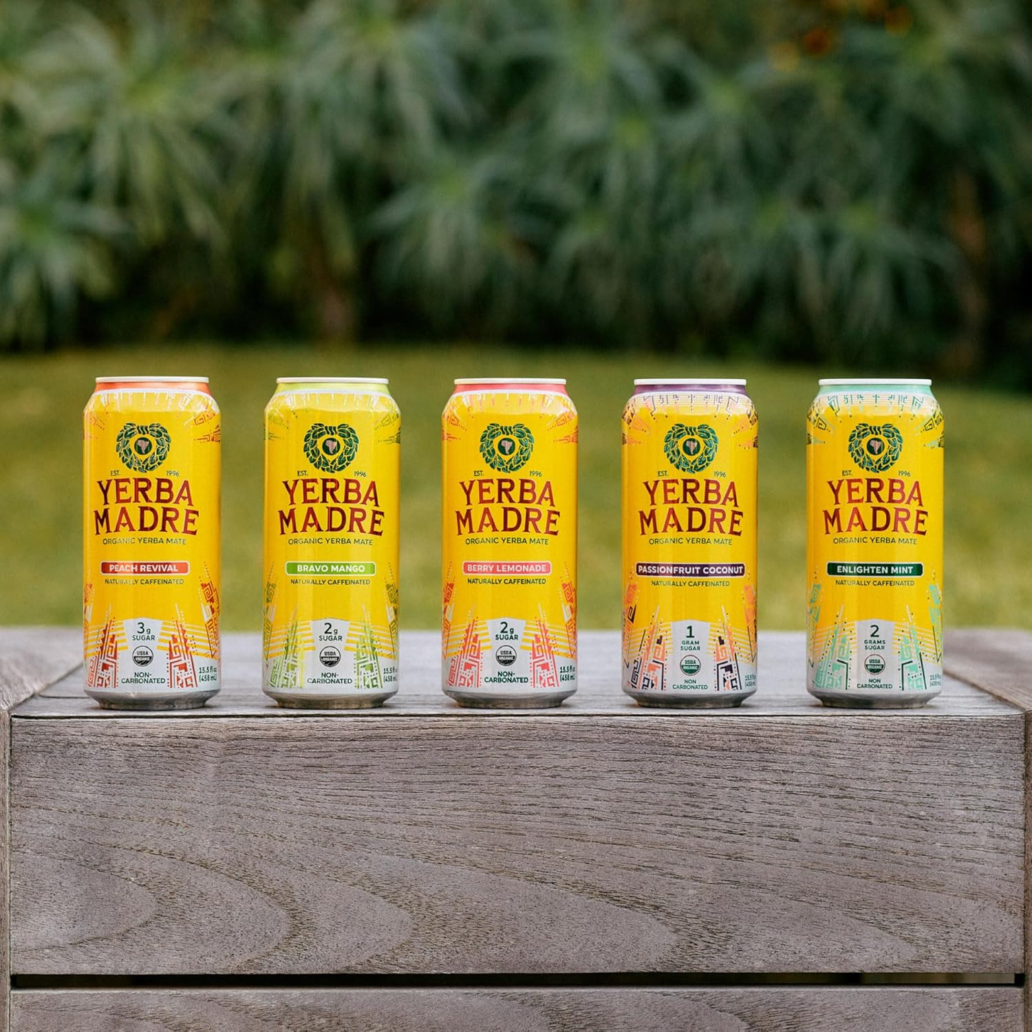 Yerba Madre Organic Yerba Mate, Low Sugar Berry Lemonade, 150Mg Natural Caffeine