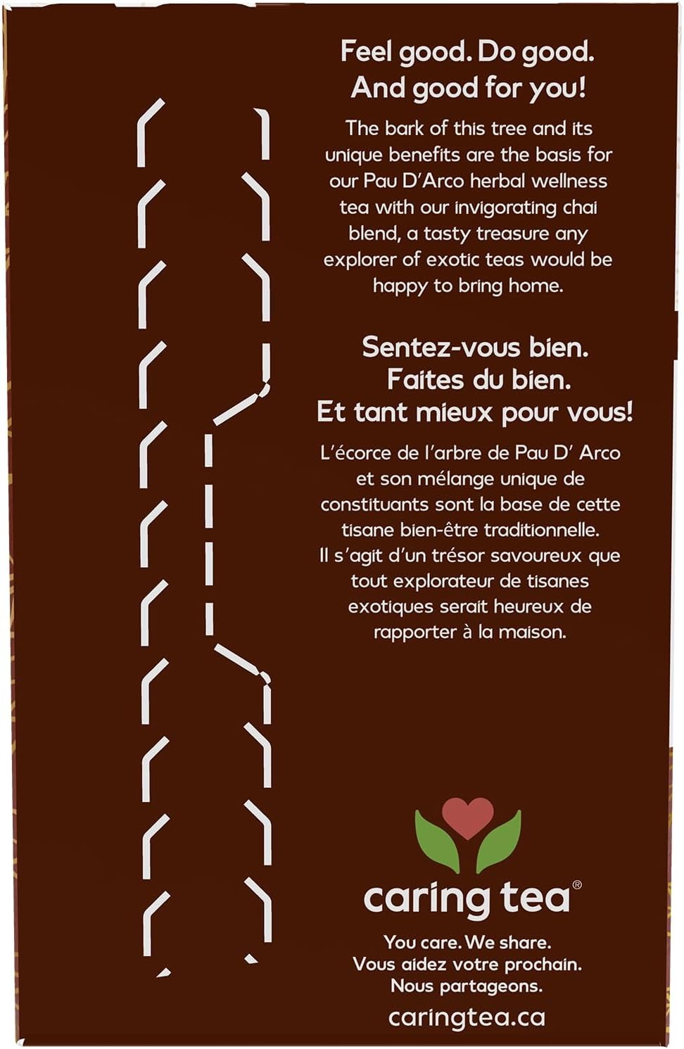 NOW Caring Tea, Pau D’arco Traditional Wellness Tea – 24 Tea Bags