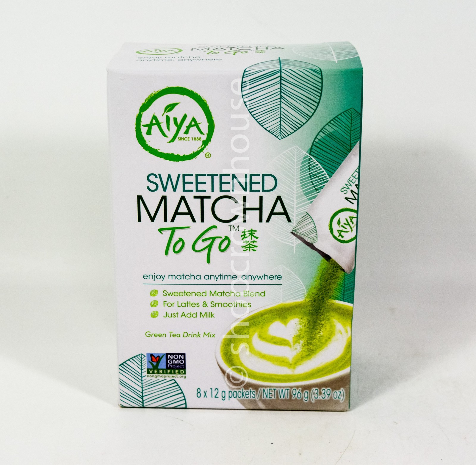 2 Aiya MATCHA TO GO Japanese Green Tea Ceremonial Grade 8ct 3.39oz 10/29/2026